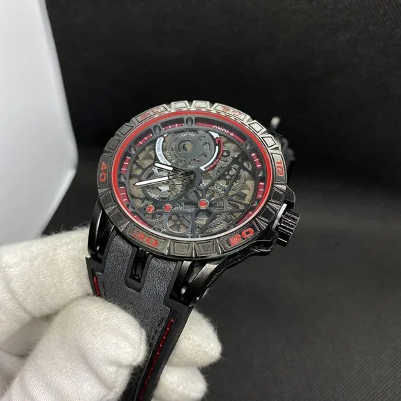 Men's Skeleton Military Quartz Top Quality Watch